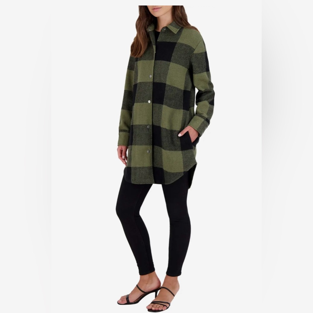 Steve Madden Buffalo Plaid Shacket, size large